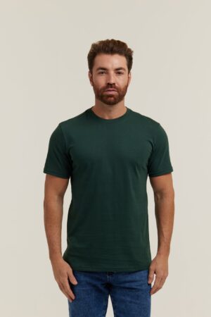 Camiseta Masculina Algodão Premium Personalizado Verde-musgo