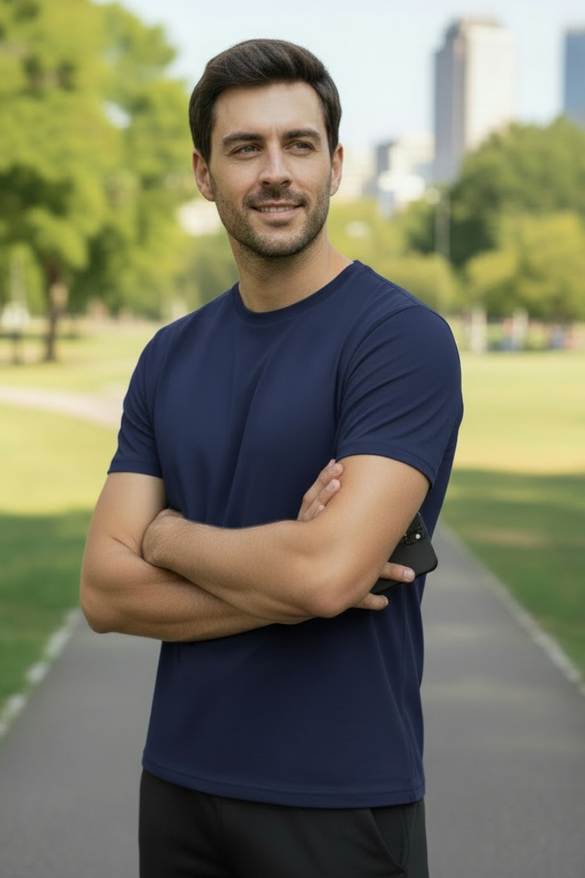 Camiseta Masculina Dry Fit Malha Fria